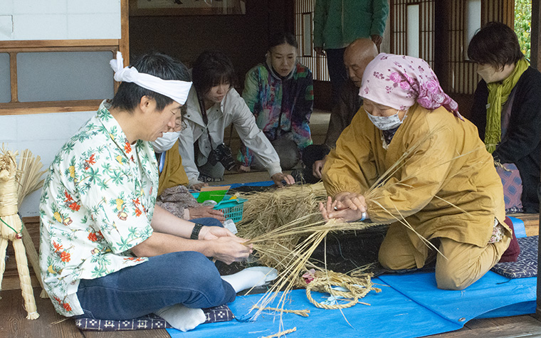 遠野ふるさと村 庭仕舞