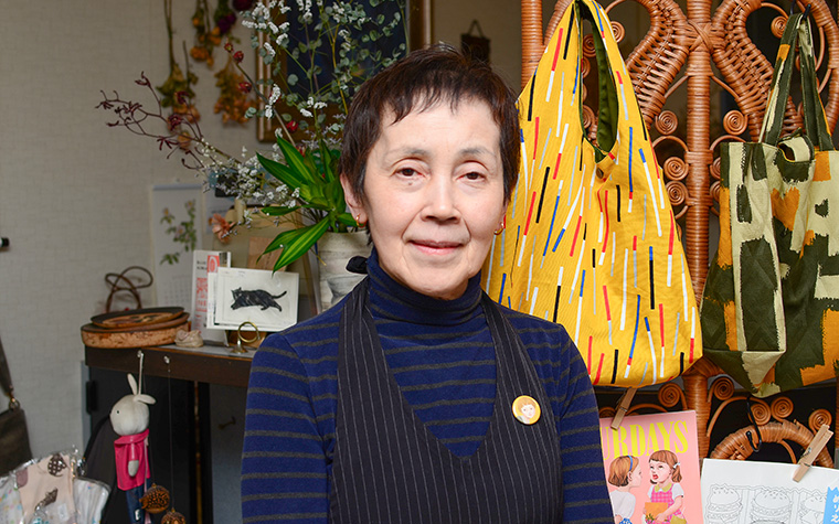 アクセサリー&cafe 詩季|店主・荒田和子さん